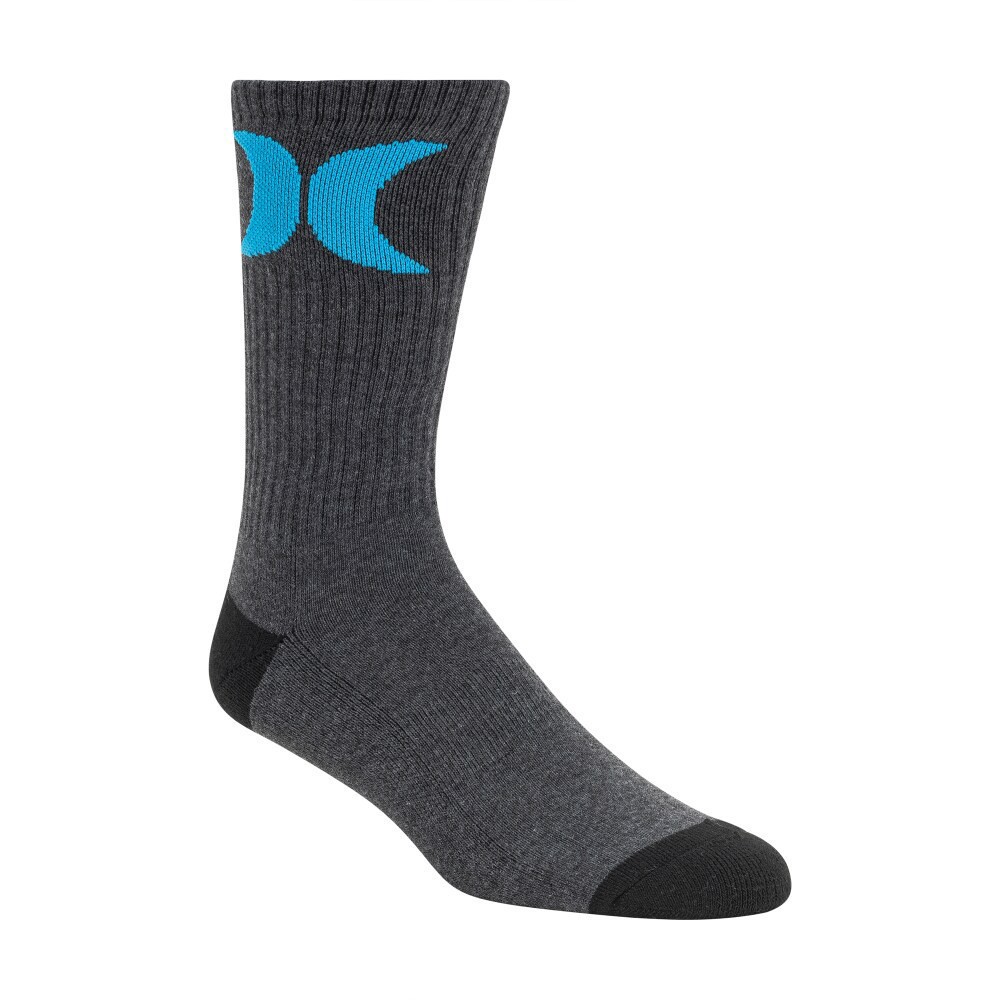 slide 4 of 6, Hurley Men's Crew Socks, 6 ct