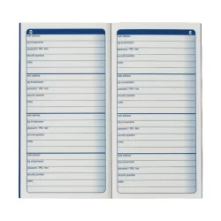 Adams Password Journal, 3-1/4 x 6-1/4