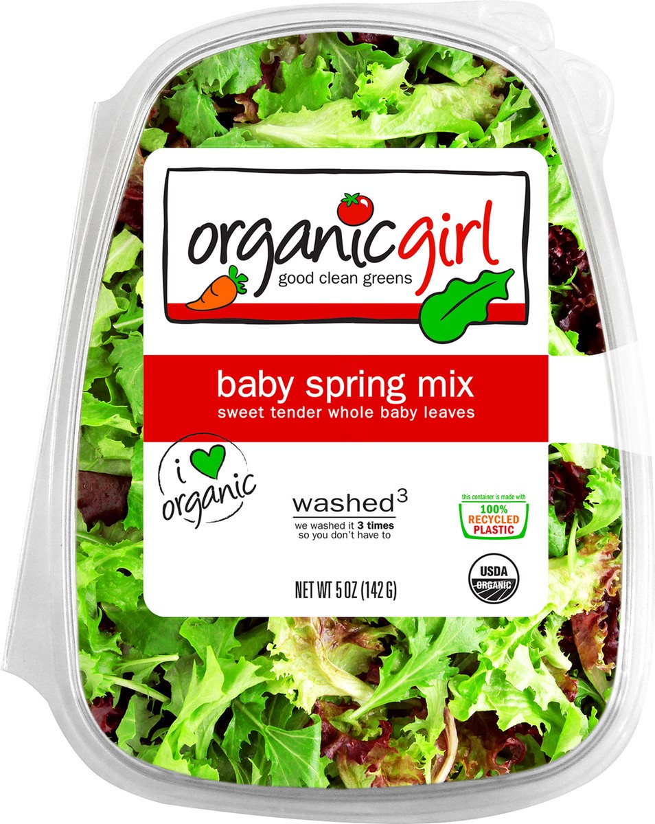 slide 2 of 3, Organic Girl Baby Spring Mix, 5 oz