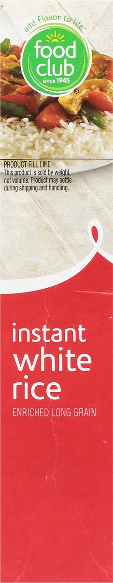 slide 7 of 9, Food Club Long Grain Instant White Rice 28 oz, 28 oz