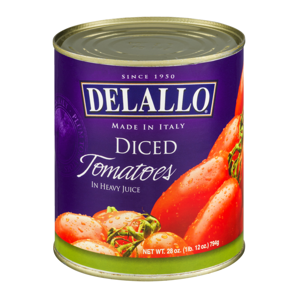 slide 1 of 1, DeLallo Diced Tomatoes with Basil in Heavy Juice, 28 oz