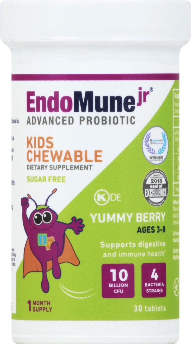 slide 2 of 12, Medical Care Innovations Kids Chewable Tablets Yummy Berry Advanced Probiotic 30 ea, 30 ct