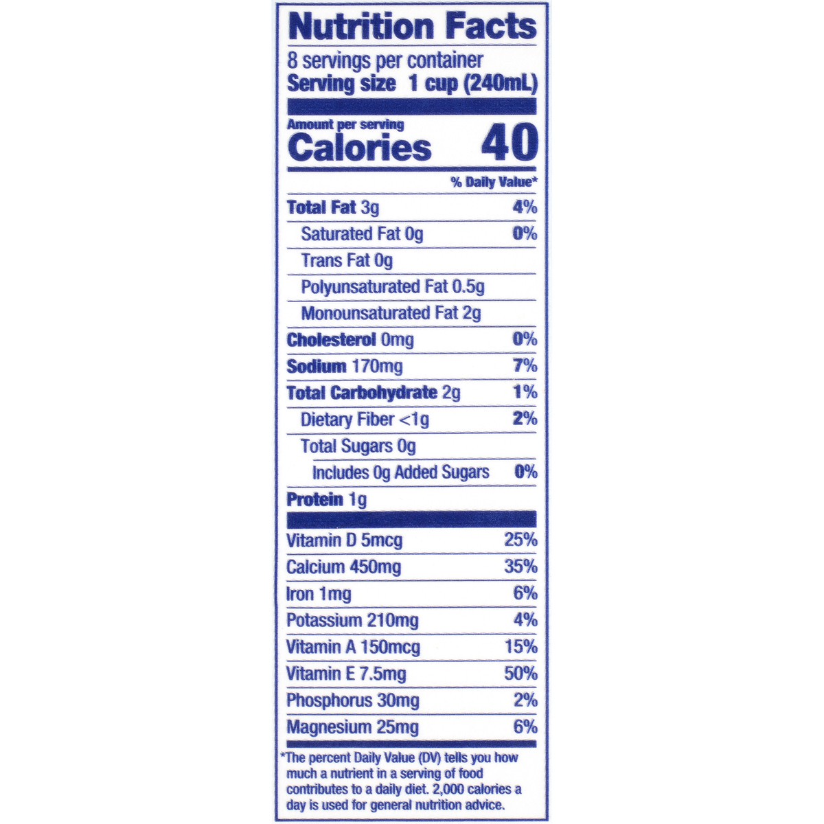 slide 5 of 13, Almond Breeze Blue Diamond Almond Breeze Unsweetened Chocolate Almondmilk 0.5 gal. Carton, 1.89 liter