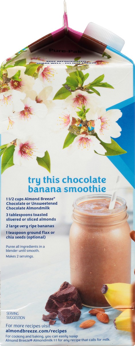 slide 6 of 13, Almond Breeze Blue Diamond Almond Breeze Unsweetened Chocolate Almondmilk 0.5 gal. Carton, 1.89 liter