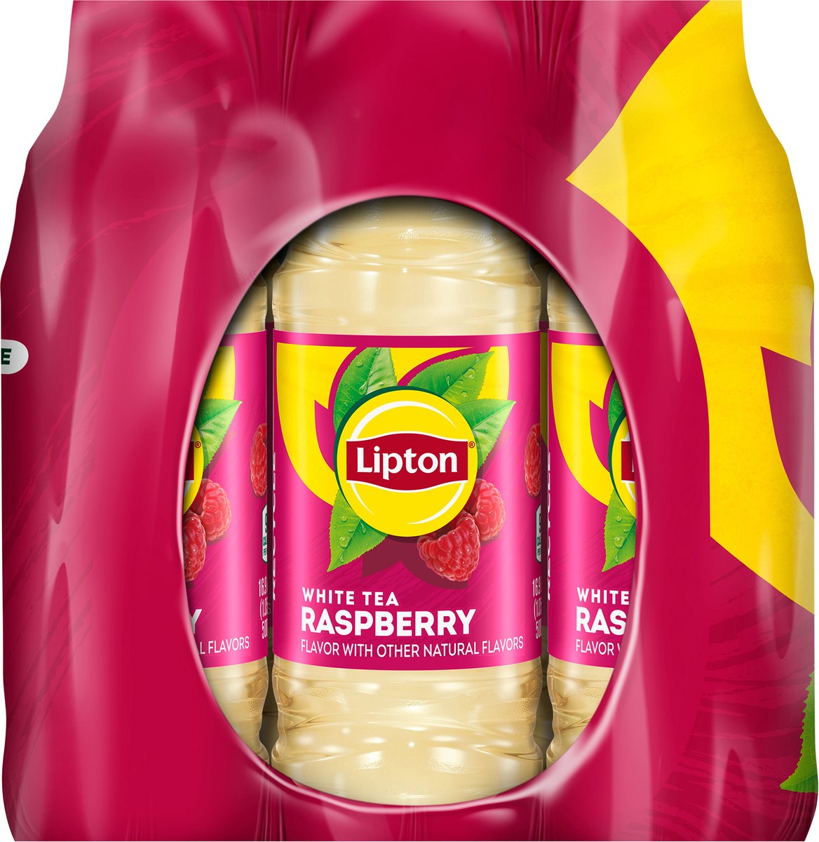 slide 3 of 3, Lipton White Tea Raspberry 16.9 Fl Oz 12 Count, 12 ct