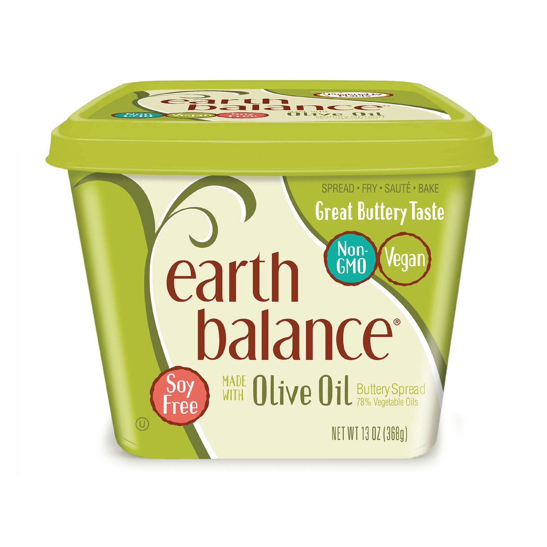 slide 1 of 5, Earth Balance Olive Oil Buttery Spread, 13 oz Tub, 13 oz