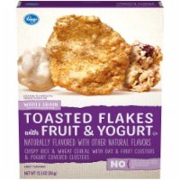 slide 1 of 5, Kroger Whole Grain Toasted Flakes With Fruits & Yogurt Cereal, 12.5 oz