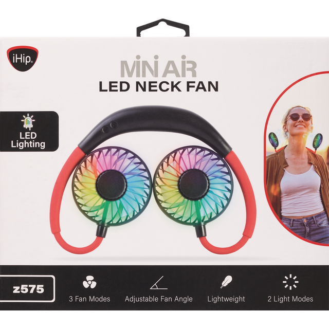 slide 1 of 1, Miniair Around Neck Lightweight Fan, 1 ct