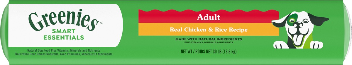 slide 6 of 16, Greenies Smart Essentials Adult High Protein Dry Dog Food Real Chicken & Rice Recipe, 30 lb. Bag, 30 lb