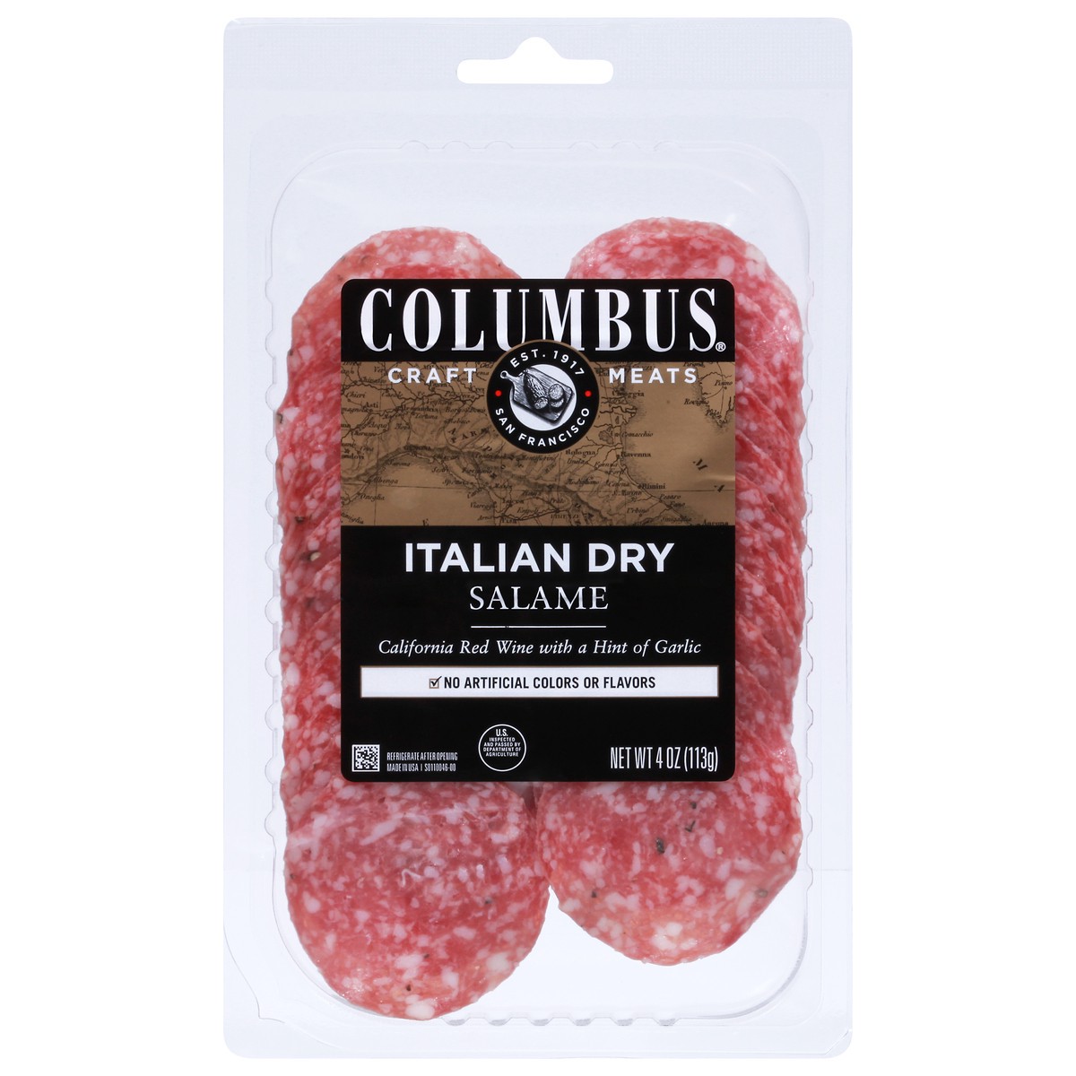 slide 1 of 9, COLUMBUS Italian Dry Euro Tray, 4 oz
