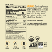 slide 3 of 7, Remedy Organic Ginger Lemon Kombucha 11 fl oz, 11 fl oz