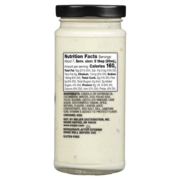 slide 2 of 9, FREDERIKS BY MEIJER Frederik's by Meijer Creamy Dill Tartar Sauce, 7.5 oz