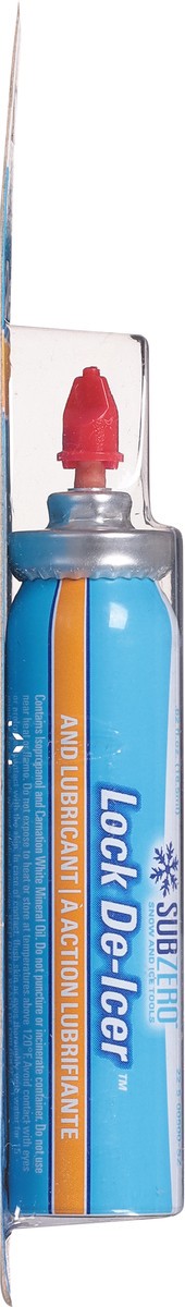 slide 4 of 9, Subzero Lock De-Icer and Lubricant 0.62 fl oz, 0.62 oz