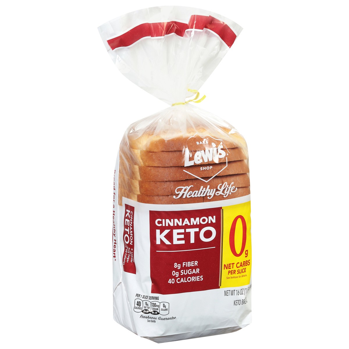 slide 9 of 9, Healthy Life Cinnamon Keto Bread 16 oz, 16 oz