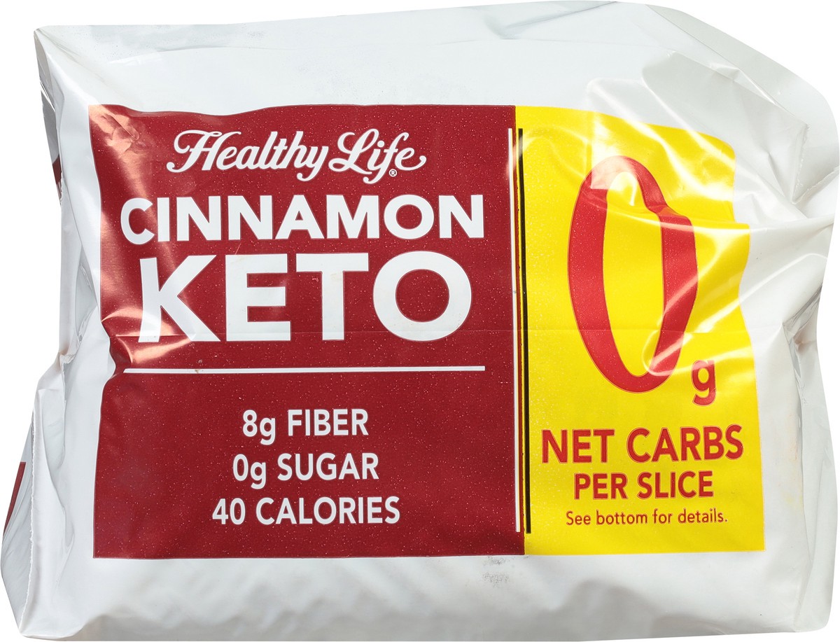 slide 2 of 9, Healthy Life Cinnamon Keto Bread 16 oz, 16 oz