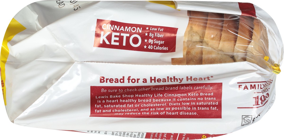 slide 7 of 9, Healthy Life Cinnamon Keto Bread 16 oz, 16 oz