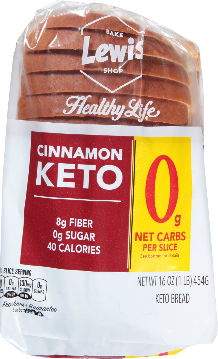 slide 5 of 9, Healthy Life Cinnamon Keto Bread 16 oz, 16 oz