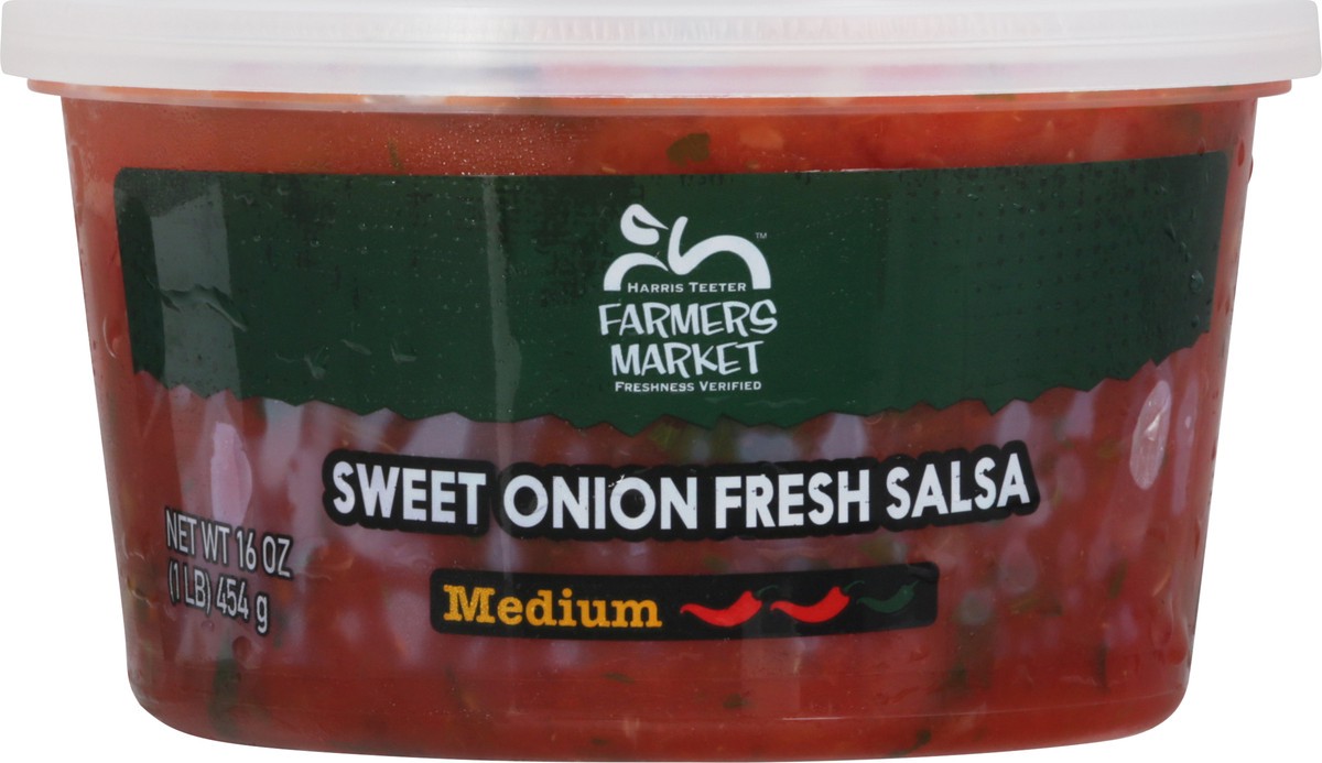 slide 1 of 9, Farmer's Market Medium Fresh Sweet Onion Salsa 16 oz, 16 oz