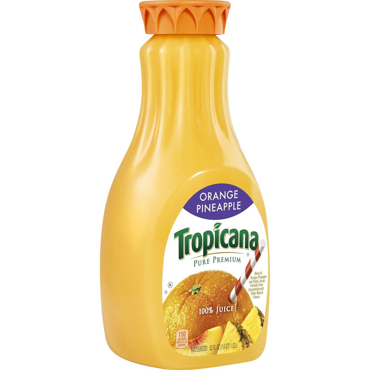 slide 1 of 1, Tropicana 100% Juice - 52 fl oz, 52 fl oz