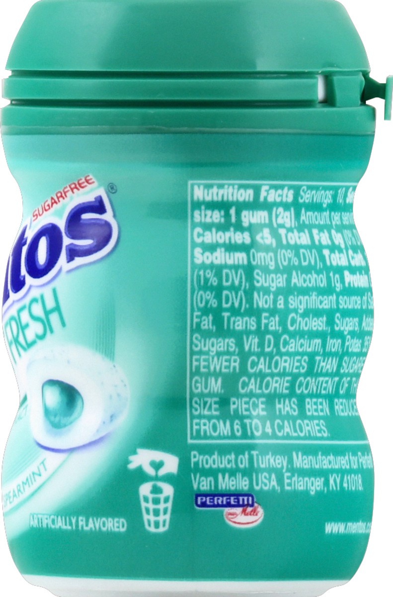 slide 7 of 7, Mentos Gum 10 ea, 10 ct
