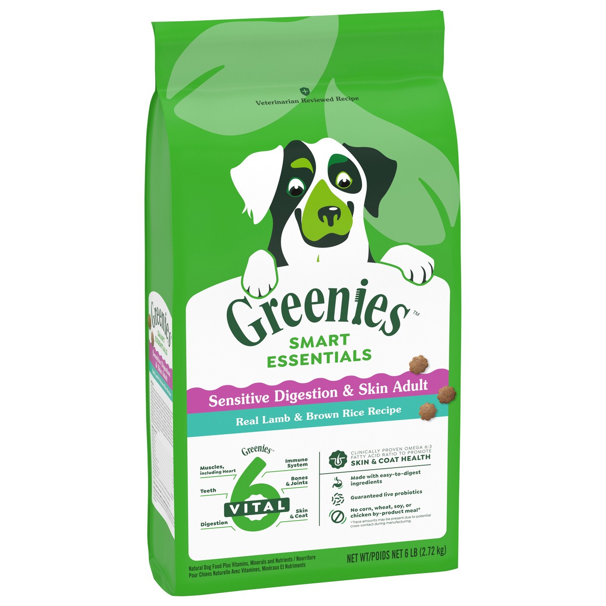 slide 13 of 16, Greenies Dry Dog Sensitive Bag 6 LB, 6 lb