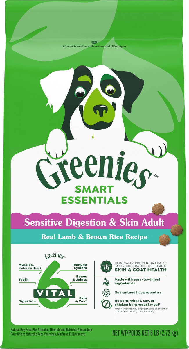 slide 14 of 16, Greenies Dry Dog Sensitive Bag 6 LB, 6 lb