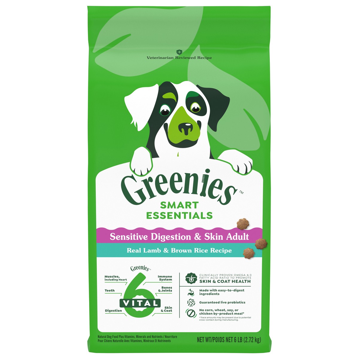 slide 7 of 16, Greenies Dry Dog Sensitive Bag 6 LB, 6 lb