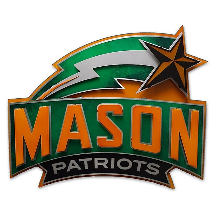 slide 1 of 6, NCAA George Mason University Primary Logo Hex Head Art Work, 1 ct