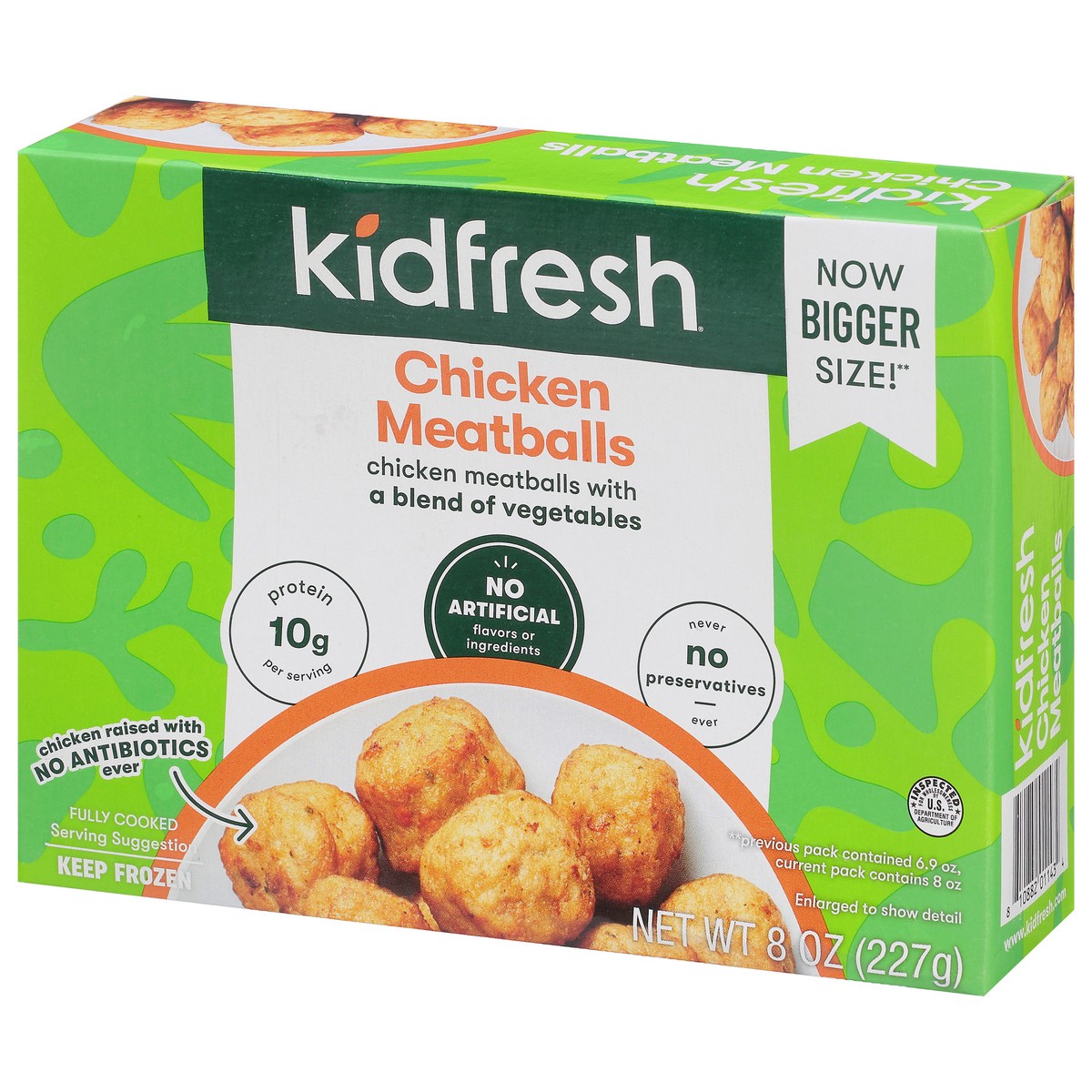 slide 5 of 13, Kidfresh Chicken Meatballs, 8 oz
