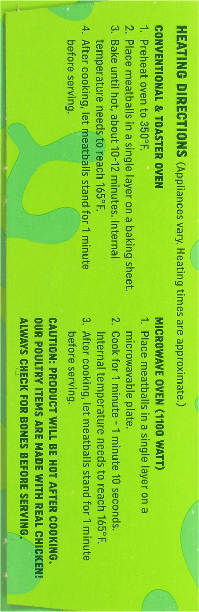 slide 6 of 13, Kidfresh Chicken Meatballs, 8 oz