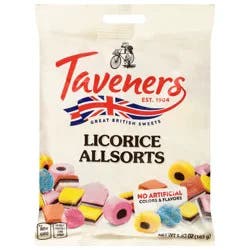 Taveners Licorice Allsorts 5.82 oz
