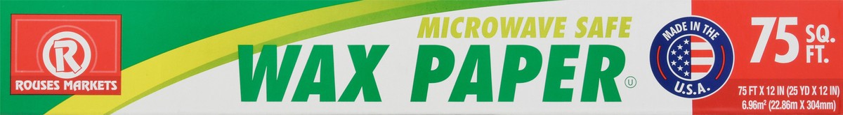 slide 10 of 12, Rouses Markets Microwave Safe Wax Paper 1 ea, 1 ct