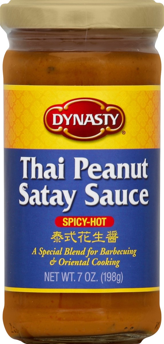 slide 1 of 3, Dynasty Satay Sauce 7 oz, 7 oz
