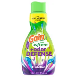 Gain Odor Defense Super Fresh Blast Liquid Fabric Softener 48 Loads