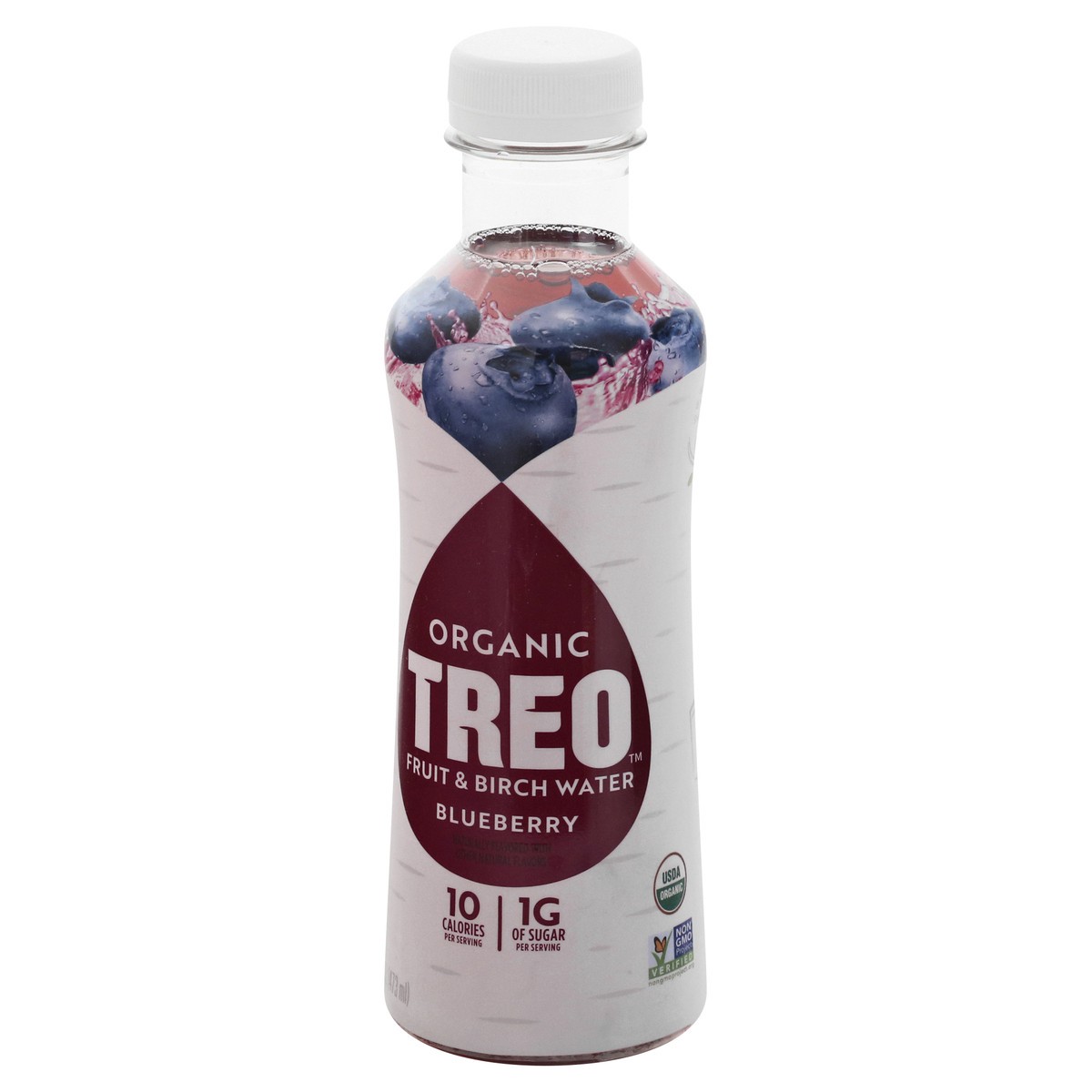 slide 3 of 13, Treo Organic Blueberry Fruit & Birch Water 16 oz, 16 oz