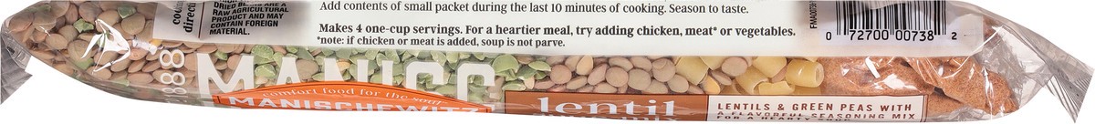 slide 5 of 9, Manischewitz Lentil Soup Mix 6 oz, 6 oz