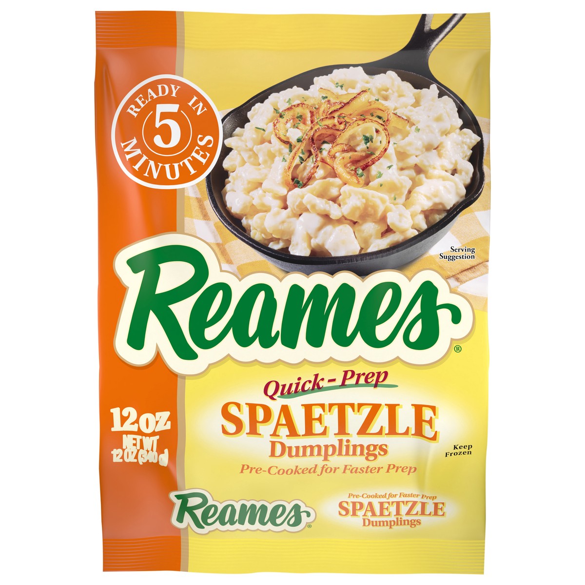 slide 1 of 14, Reames Spaetzle Dumpling, 12 oz