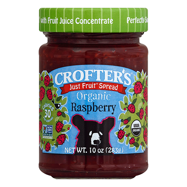 slide 1 of 1, Crofter's Crofters Raspberry Fruit Spread, 10 oz