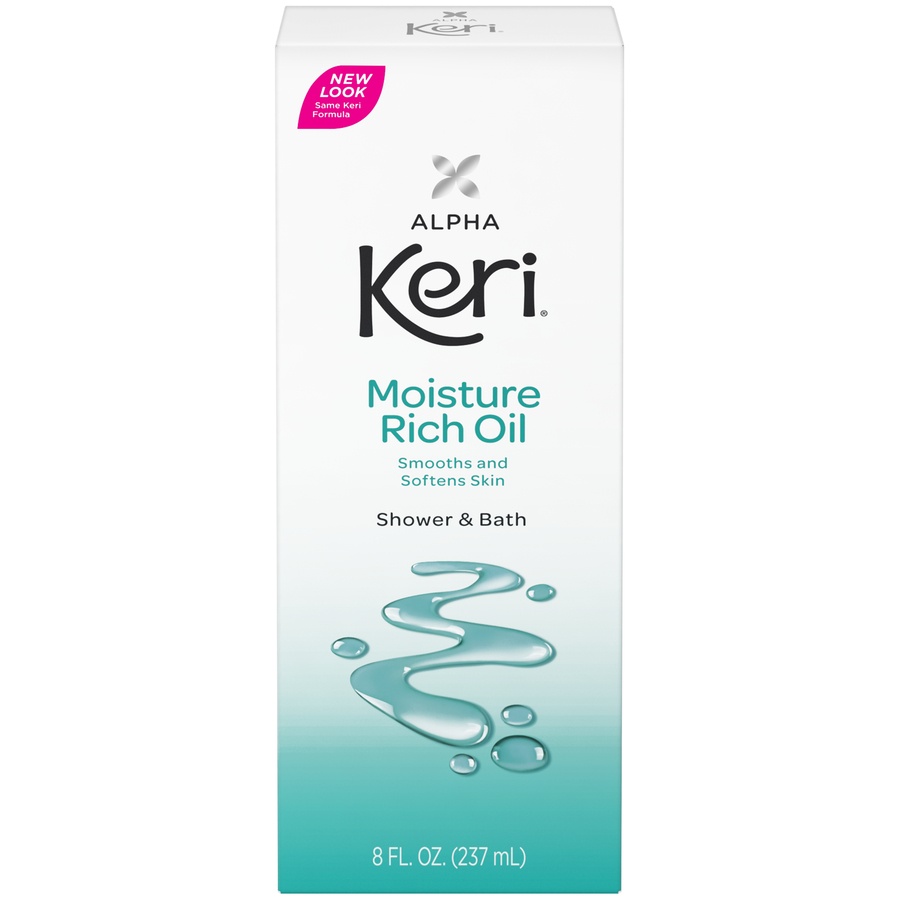 slide 1 of 1, Keri Moisture Rich Oil 8 oz, 8 oz