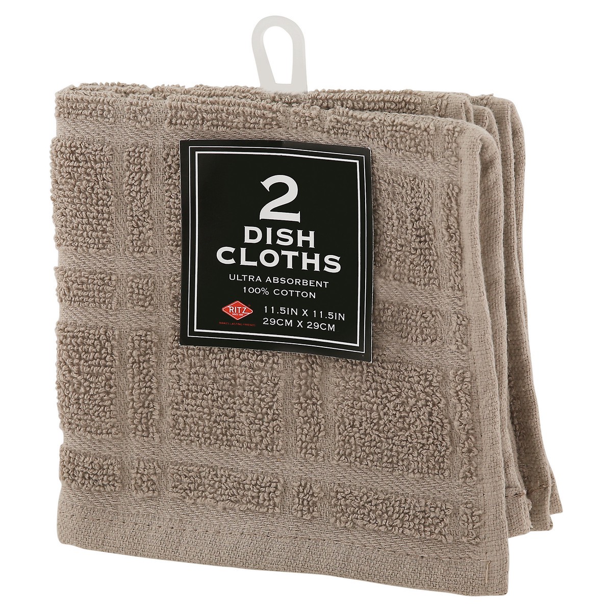slide 8 of 9, Ritz 100% Cotton Ultra Absorbent Dish Cloths Set 2 ea, 2 ct