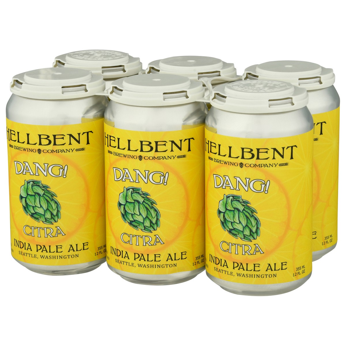 slide 9 of 10, Hellbent Brewing Company India Pale Ale Dang Citra Beer 6 ea, 6  x 12 fl oz