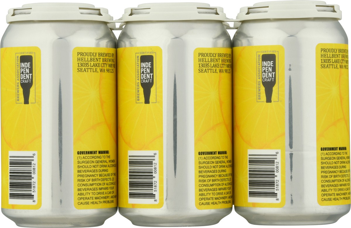 slide 5 of 10, Hellbent Brewing Company India Pale Ale Dang Citra Beer 6 ea, 6  x 12 fl oz