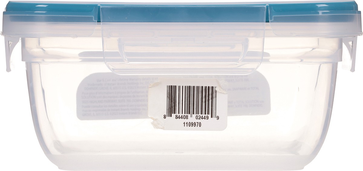slide 2 of 12, Snapware Total Solution 5.5 Cups Square Plastic Food Storage Container 1 Each, 1 ct