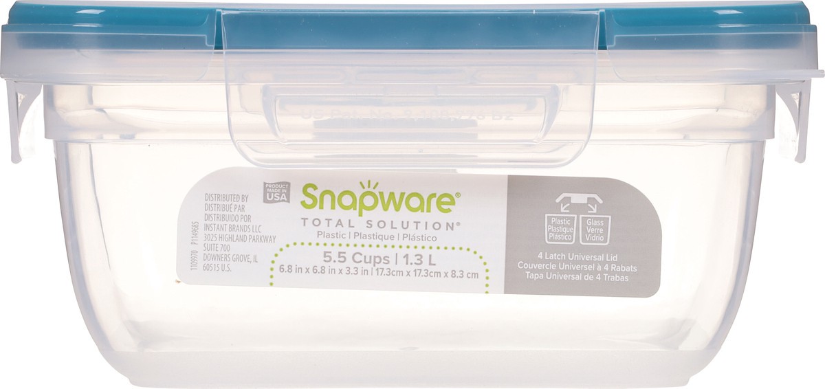 slide 10 of 12, Snapware Total Solution 5.5 Cups Square Plastic Food Storage Container 1 Each, 1 ct