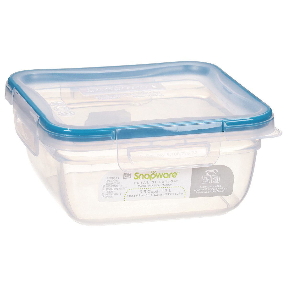 slide 6 of 12, Snapware Total Solution 5.5 Cups Square Plastic Food Storage Container 1 Each, 1 ct