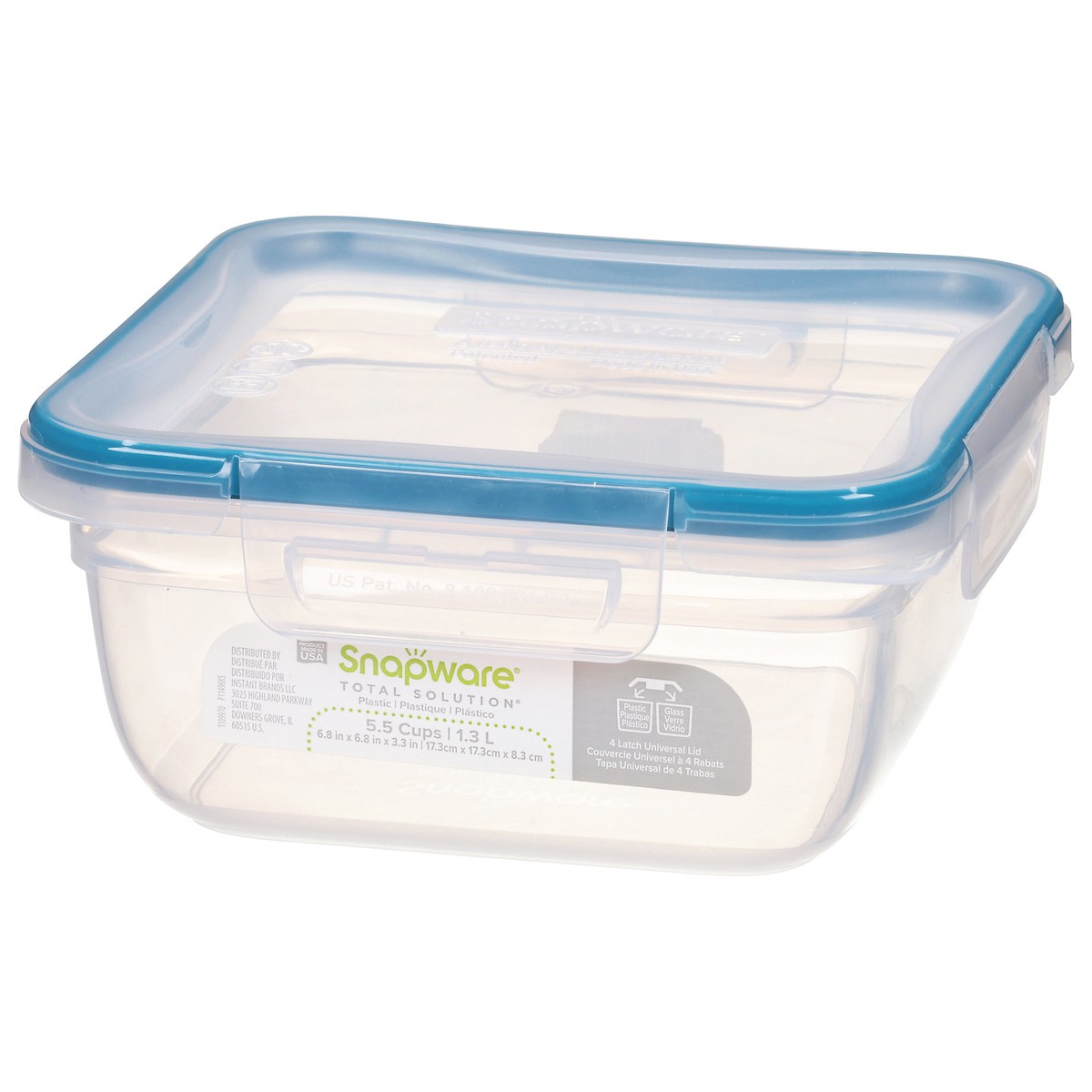 slide 12 of 12, Snapware Total Solution 5.5 Cups Square Plastic Food Storage Container 1 Each, 1 ct