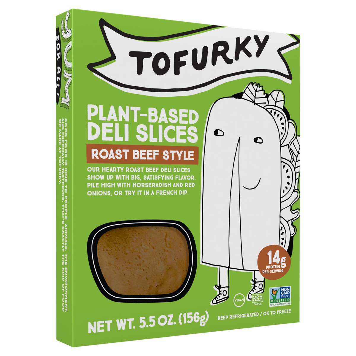 slide 2 of 6, Tofurky Roast Beef Deli, 5.5 oz