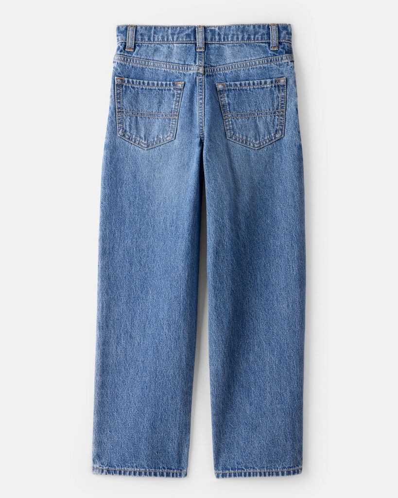 slide 3 of 3, Oshkosh Boys Denim Relaxed Jeans - Blue Blue 5, 1 ct