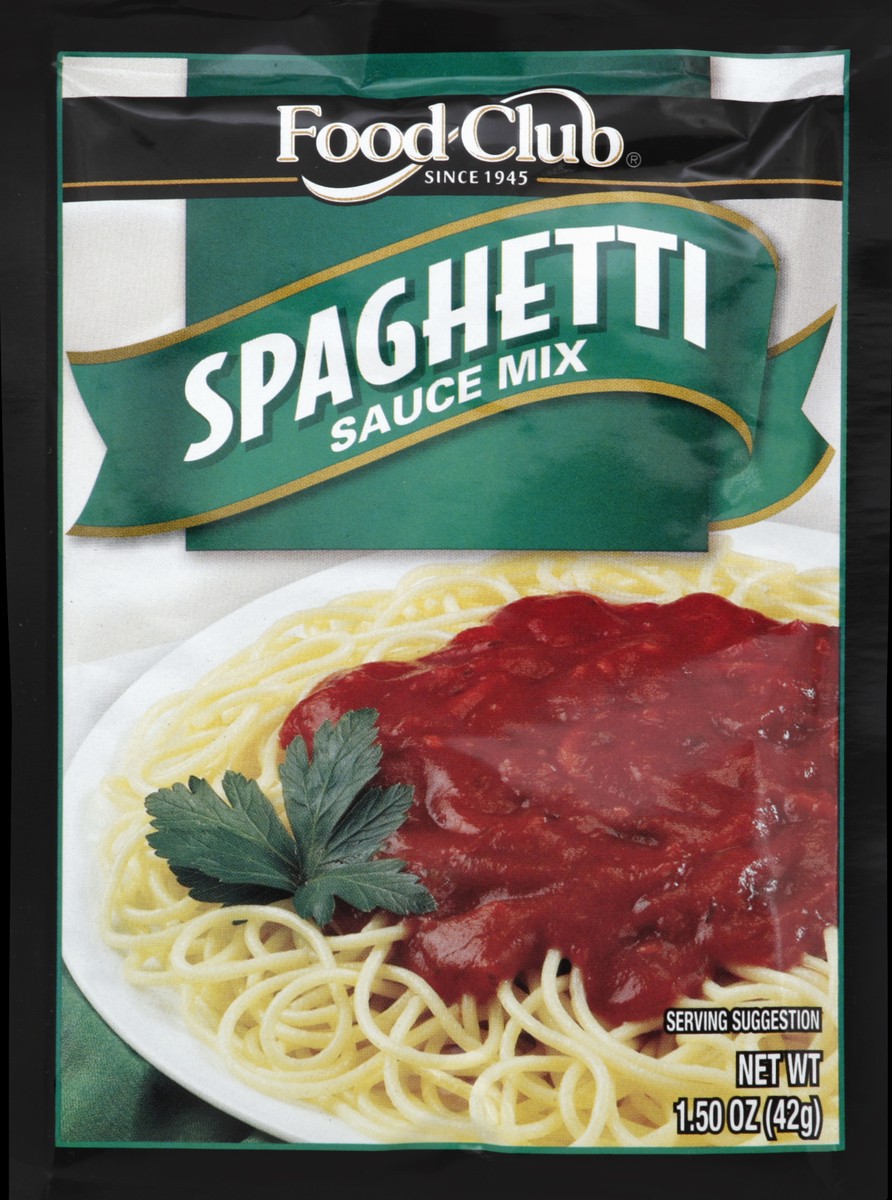 slide 5 of 6, Food Club Spaghetti Sauce Mix, 1.5 oz