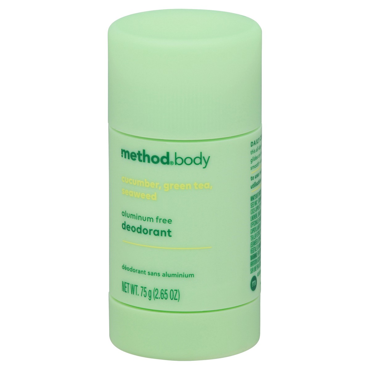 slide 9 of 9, Method Deodorant, Daily Zen, 2.65 Ounces, 2.65 oz